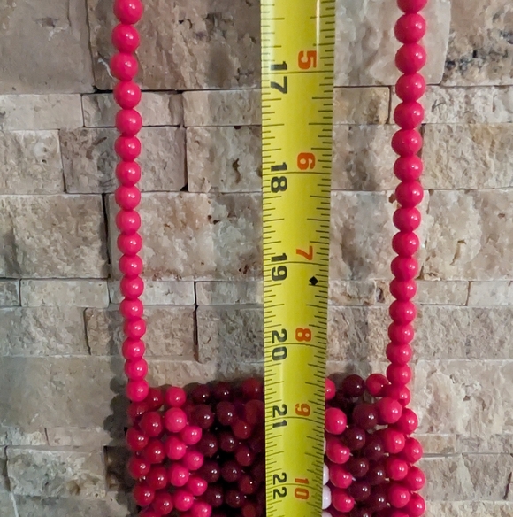 Festival Bead Purse Phone Bag Crossbody Pink Stripes Beach Concert - Picture 6 of 6